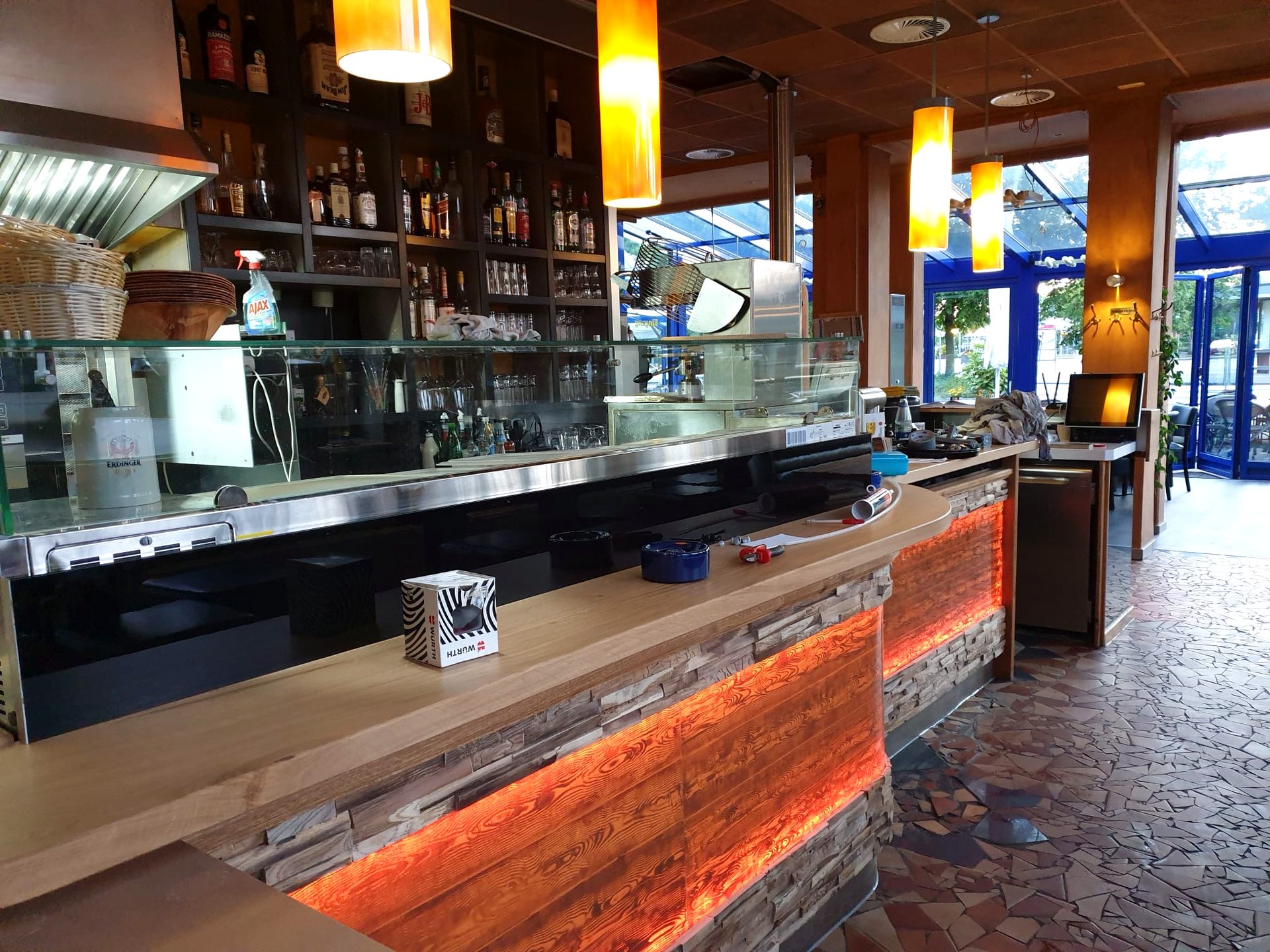 Innenraum des Bistro Cappuccino